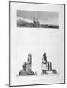 Statues of Memnon, Thebes, Egypt, C1808-L Petit-Mounted Giclee Print