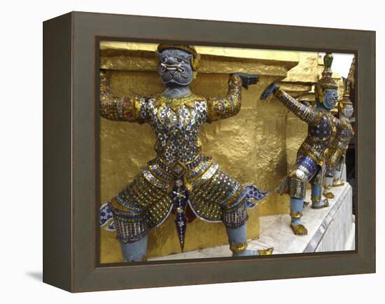 Statues of Monkey-Demons-Jean-Pierre DeMann-Framed Premier Image Canvas