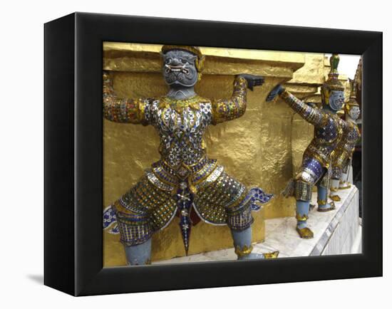 Statues of Monkey-Demons-Jean-Pierre DeMann-Framed Premier Image Canvas