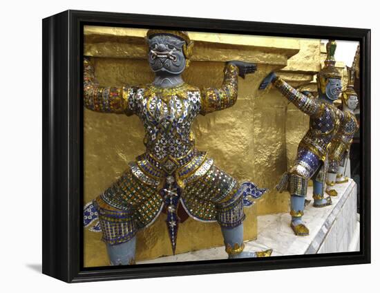 Statues of Monkey-Demons-Jean-Pierre DeMann-Framed Premier Image Canvas