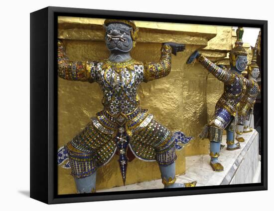 Statues of Monkey-Demons-Jean-Pierre DeMann-Framed Premier Image Canvas