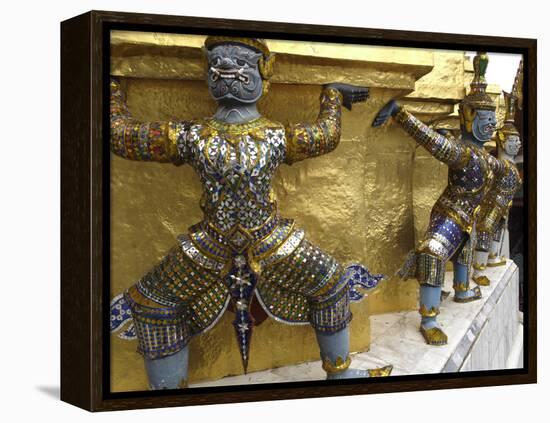 Statues of Monkey-Demons-Jean-Pierre DeMann-Framed Premier Image Canvas