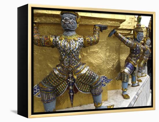 Statues of Monkey-Demons-Jean-Pierre DeMann-Framed Premier Image Canvas