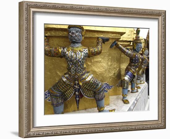 Statues of Monkey-Demons-Jean-Pierre DeMann-Framed Photographic Print