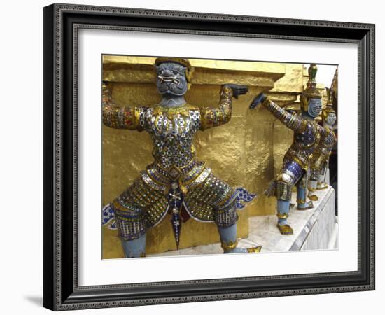 Statues of Monkey-Demons-Jean-Pierre DeMann-Framed Photographic Print