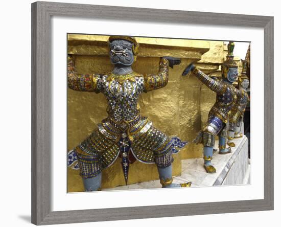 Statues of Monkey-Demons-Jean-Pierre DeMann-Framed Photographic Print