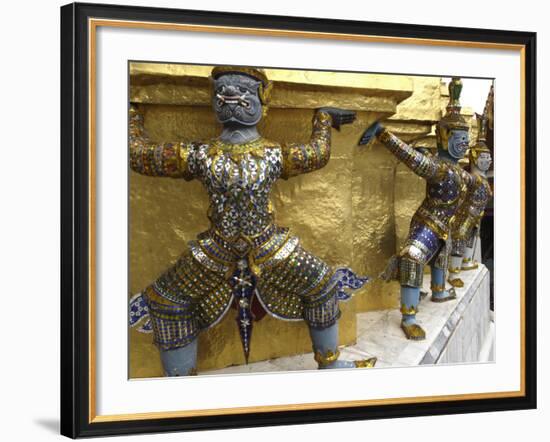 Statues of Monkey-Demons-Jean-Pierre DeMann-Framed Photographic Print