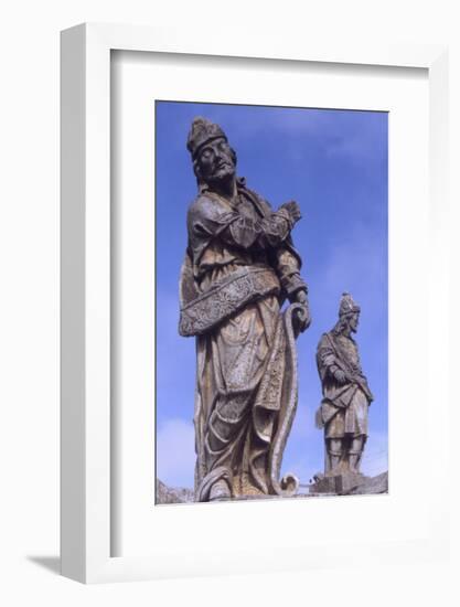 Statues of Prophets Outside the Sanctuary of Bom Jesus Do Congonhas, Brazil-Alfred Eisenstaedt-Framed Photographic Print