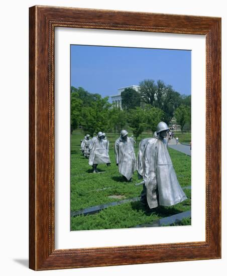 Statues of Soldiers at the Korean War Memorial in Washington D.C., USA-Hodson Jonathan-Framed Photographic Print