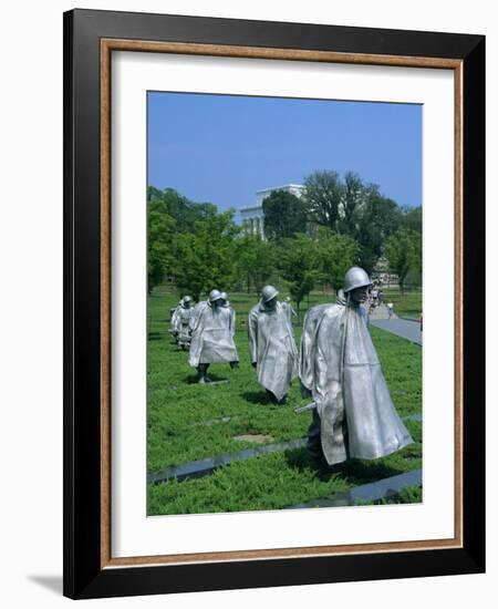 Statues of Soldiers at the Korean War Memorial in Washington D.C., USA-Hodson Jonathan-Framed Photographic Print