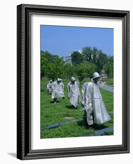 Statues of Soldiers at the Korean War Memorial in Washington D.C., USA-Hodson Jonathan-Framed Photographic Print