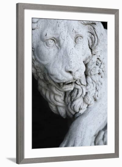 Statuesque Lion-Irene Suchocki-Framed Giclee Print