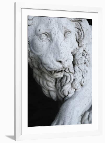 Statuesque Lion-Irene Suchocki-Framed Giclee Print