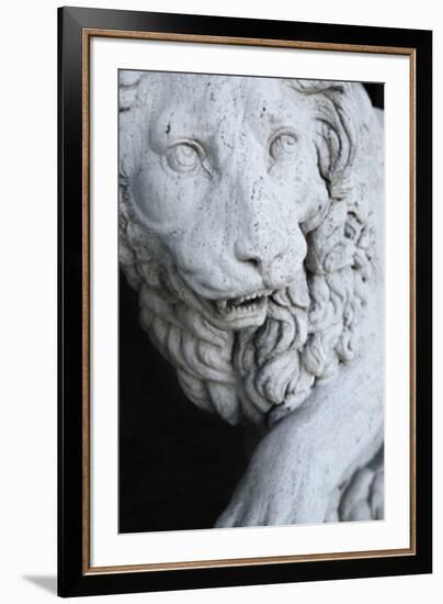 Statuesque Lion-Irene Suchocki-Framed Giclee Print