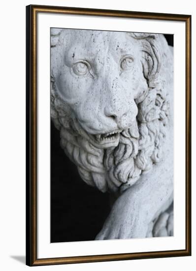 Statuesque Lion-Irene Suchocki-Framed Giclee Print