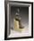 Statuette d'Imhotep, architecte et ministre de Djoser, portant une dédicace de Poumeh, fils de-null-Framed Giclee Print