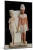 Statuette of Amenophis IV (Akhenaten) and Nefertiti, from Tell El-Amarna, Amarna Period New Kingdom-null-Mounted Giclee Print