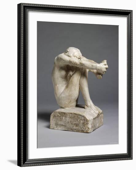 Statuette of Despair, c.1890-Auguste Rodin-Framed Photographic Print