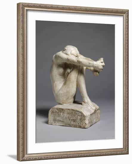 Statuette of Despair, c.1890-Auguste Rodin-Framed Photographic Print