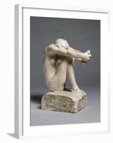 Statuette of Despair, c.1890-Auguste Rodin-Framed Photographic Print