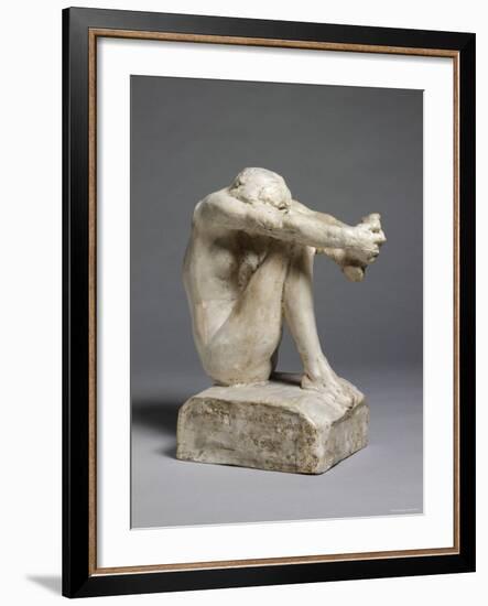 Statuette of Despair, c.1890-Auguste Rodin-Framed Photographic Print