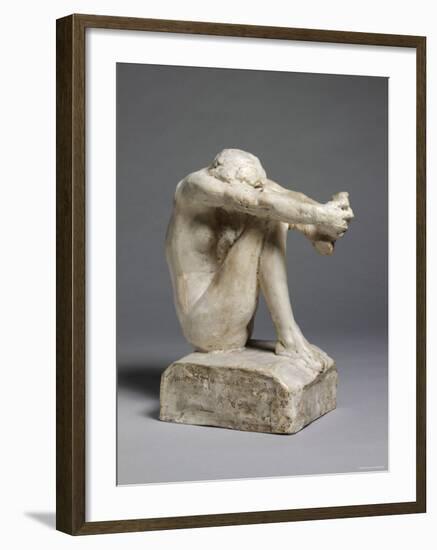 Statuette of Despair, c.1890-Auguste Rodin-Framed Photographic Print