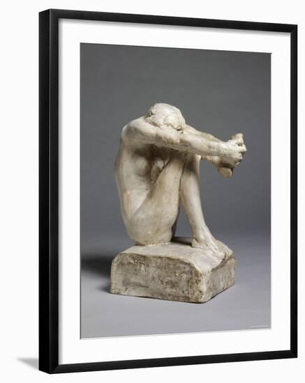 Statuette of Despair, c.1890-Auguste Rodin-Framed Photographic Print