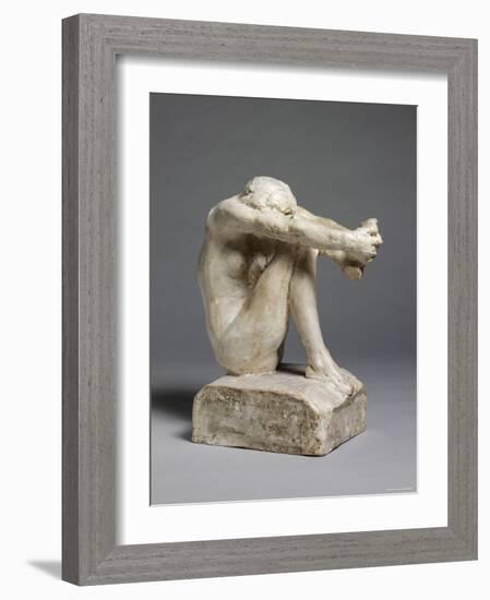 Statuette of Despair, c.1890-Auguste Rodin-Framed Photographic Print