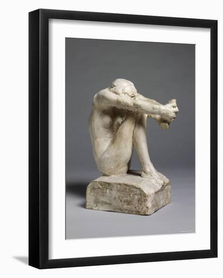 Statuette of Despair, c.1890-Auguste Rodin-Framed Photographic Print