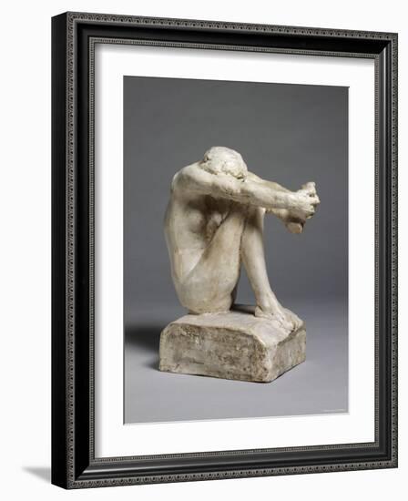 Statuette of Despair, c.1890-Auguste Rodin-Framed Photographic Print