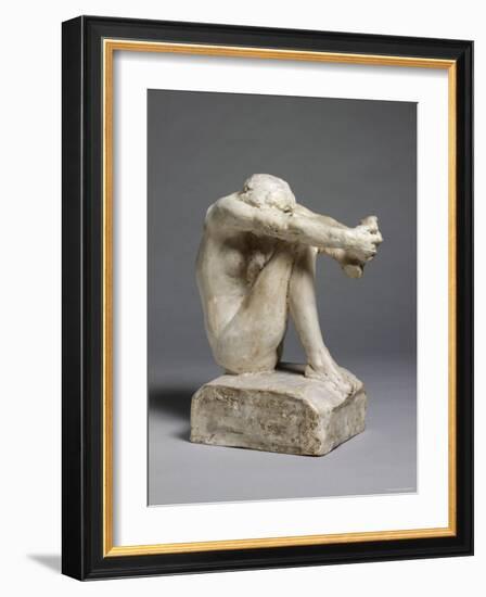 Statuette of Despair, c.1890-Auguste Rodin-Framed Photographic Print