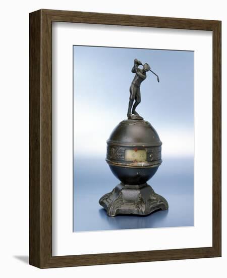 Statuette of golfer, c1910-Unknown-Framed Giclee Print