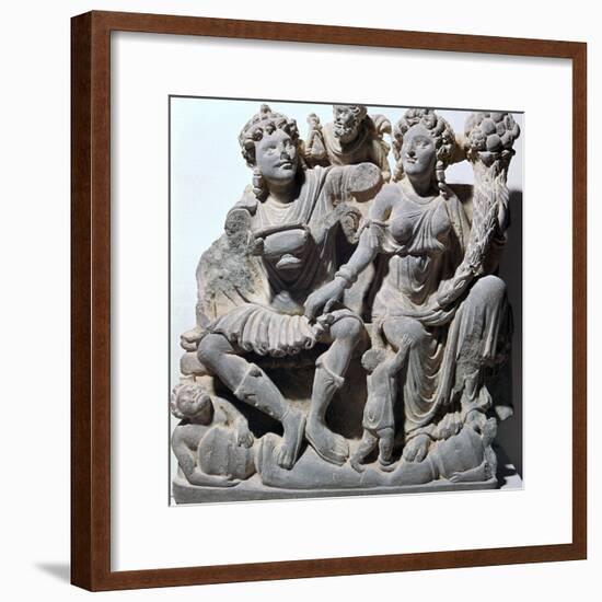 Statuette of Haritiki and Pangika-Unknown-Framed Giclee Print