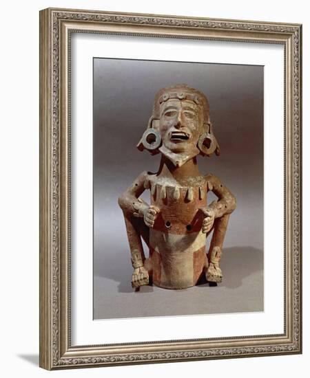 Statuette of Macuilxochitl, God of Flowers, Dance and Music, from Mexico-null-Framed Giclee Print