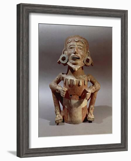 Statuette of Macuilxochitl, God of Flowers, Dance and Music, from Mexico-null-Framed Giclee Print