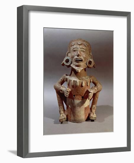 Statuette of Macuilxochitl, God of Flowers, Dance and Music, from Mexico-null-Framed Giclee Print