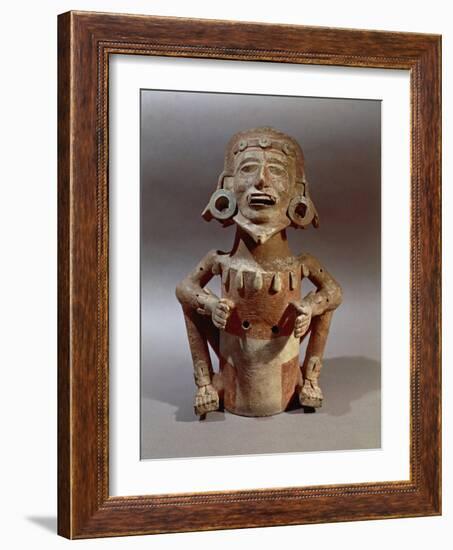 Statuette of Macuilxochitl, God of Flowers, Dance and Music, from Mexico-null-Framed Giclee Print