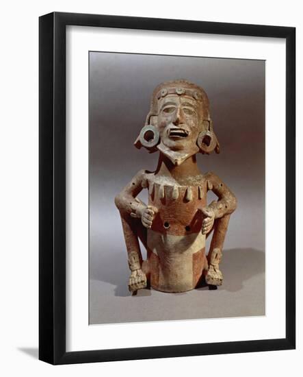 Statuette of Macuilxochitl, God of Flowers, Dance and Music, from Mexico-null-Framed Giclee Print