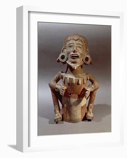 Statuette of Macuilxochitl, God of Flowers, Dance and Music, from Mexico-null-Framed Giclee Print