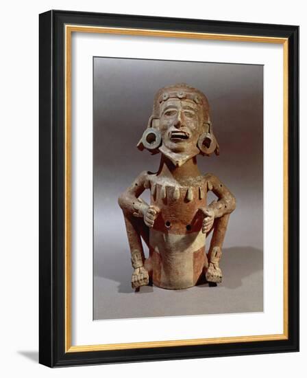 Statuette of Macuilxochitl, God of Flowers, Dance and Music, from Mexico-null-Framed Giclee Print