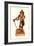 Statuette of Pirate-null-Framed Art Print