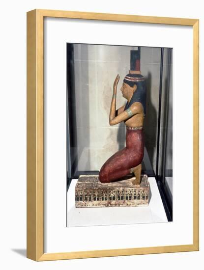 Statuette of supplicant kneeling-Unknown-Framed Giclee Print