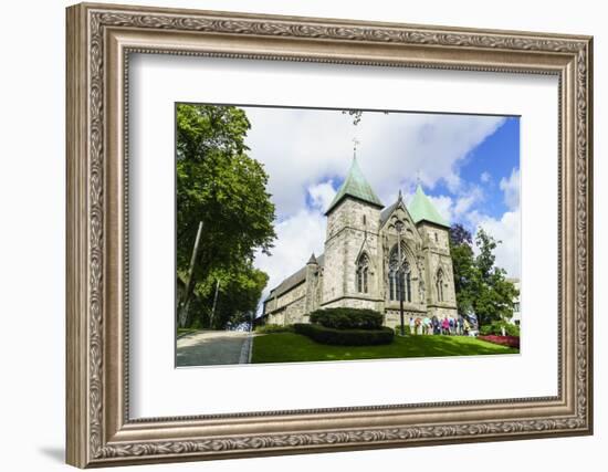 Stavanger Cathedral, Norway's Oldest Cathedral Dating from 1125, Stavanger, Norway, Scandinavia-Amanda Hall-Framed Photographic Print