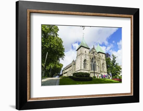 Stavanger Cathedral, Norway's Oldest Cathedral Dating from 1125, Stavanger, Norway, Scandinavia-Amanda Hall-Framed Photographic Print