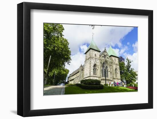Stavanger Cathedral, Norway's Oldest Cathedral Dating from 1125, Stavanger, Norway, Scandinavia-Amanda Hall-Framed Photographic Print