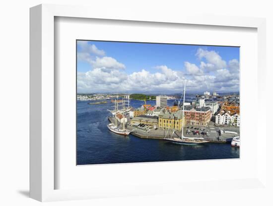 Stavanger Harbour, Norway, Scandinavia, Europe-Amanda Hall-Framed Photographic Print