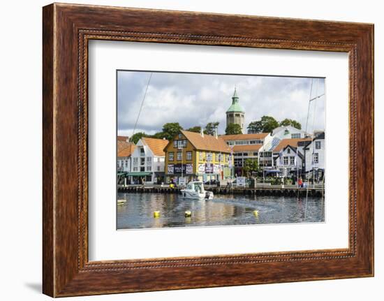 Stavanger Harbour, Norway, Scandinavia, Europe-Amanda Hall-Framed Photographic Print