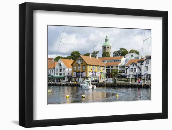 Stavanger Harbour, Norway, Scandinavia, Europe-Amanda Hall-Framed Photographic Print