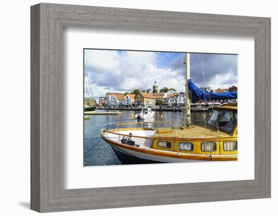 Stavanger Harbour, Norway, Scandinavia, Europe-Amanda Hall-Framed Photographic Print