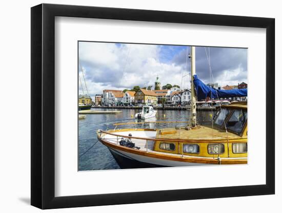 Stavanger Harbour, Norway, Scandinavia, Europe-Amanda Hall-Framed Photographic Print